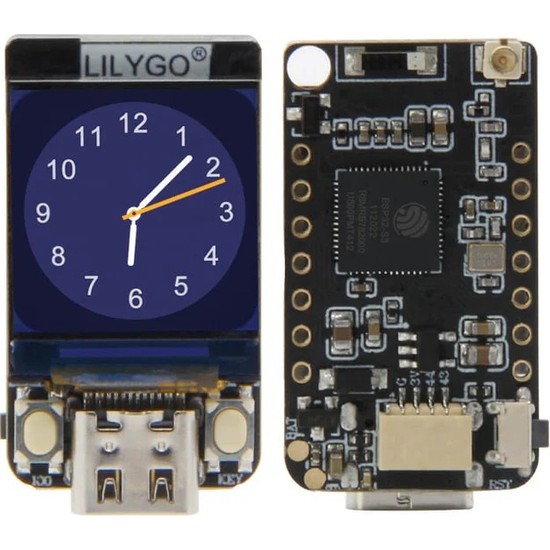 LILYGO T-QT Pro ESP32-S3 GC9107 0.85 İnç LCD Ekranlı Geliştirme Kartı