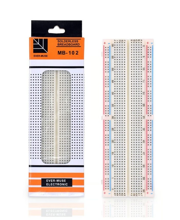 Breadboard Mb-102 830 Hücre Mb102 Büyük Boy Bread Board Protoboard Prototip Elektronik Deney