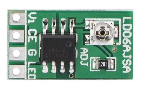 Adjustable Current LED Driver, DC 3.3V 3.7V 5V LED Driver 30-1500mA Constant Current