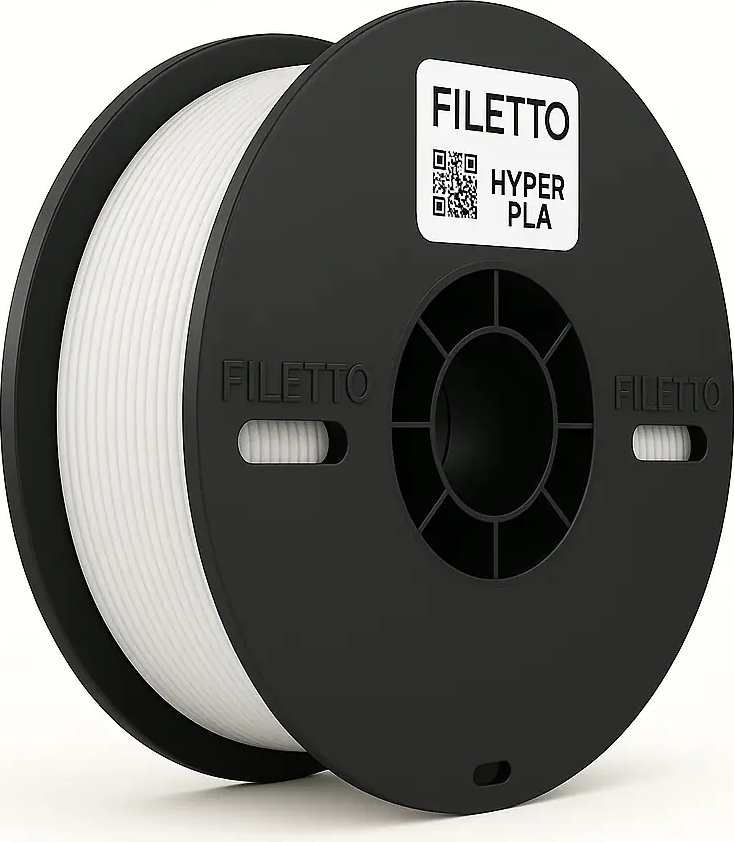 Filetto Pla+ Beyaz 3D Filament 1.75MM 1kg