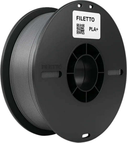 Filetto Pla+ Gri 3D Filament 1.75MM 1kg