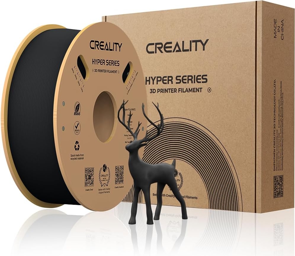 Creality Hyper Pla Siyah Filament 1.75MM 1kg