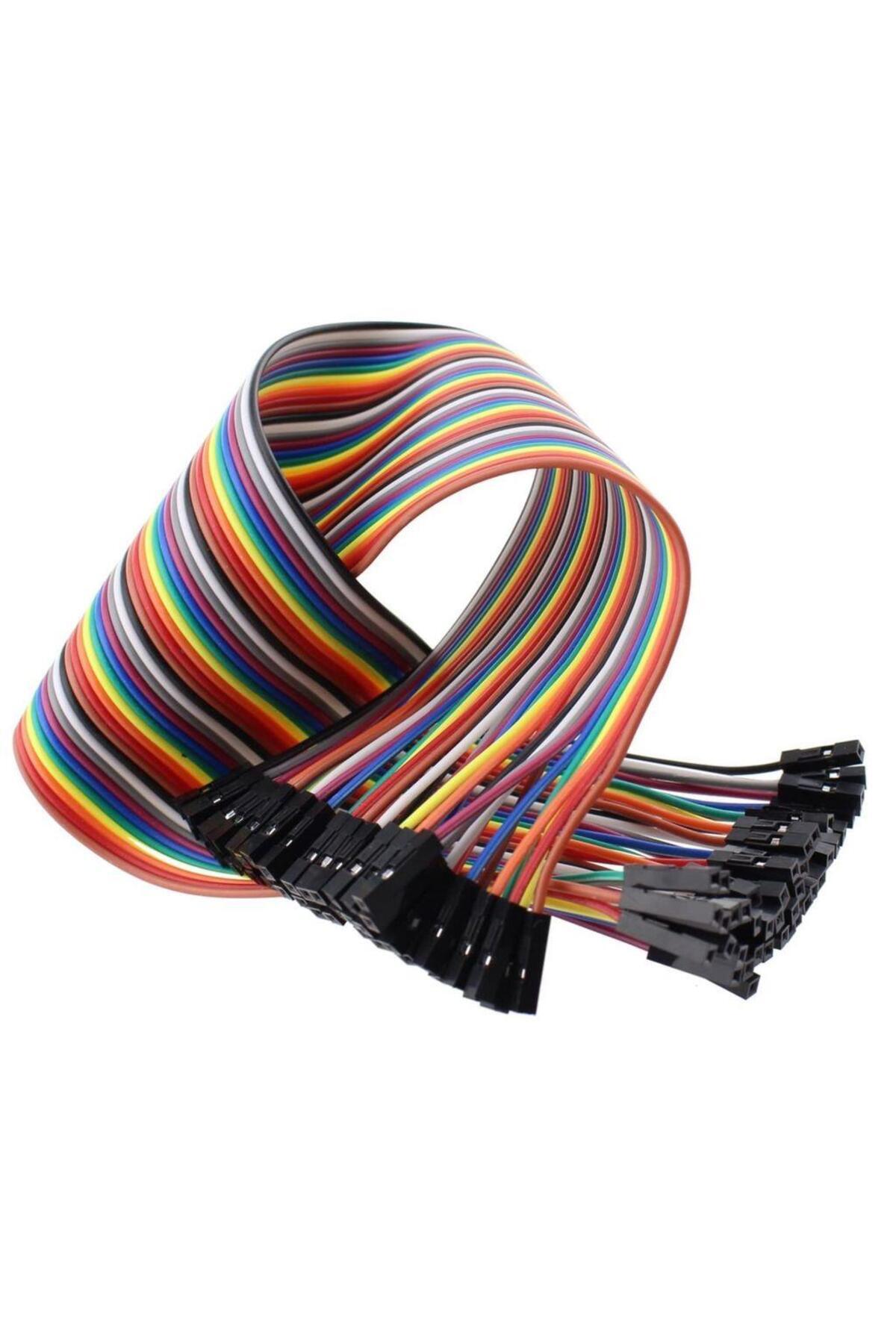 40 pin jumper 30cm kablo dişi-dişi