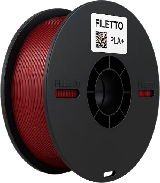 Filetto Pla+ Ateş Kırmızı 3D Filament 1.75MM 1kg