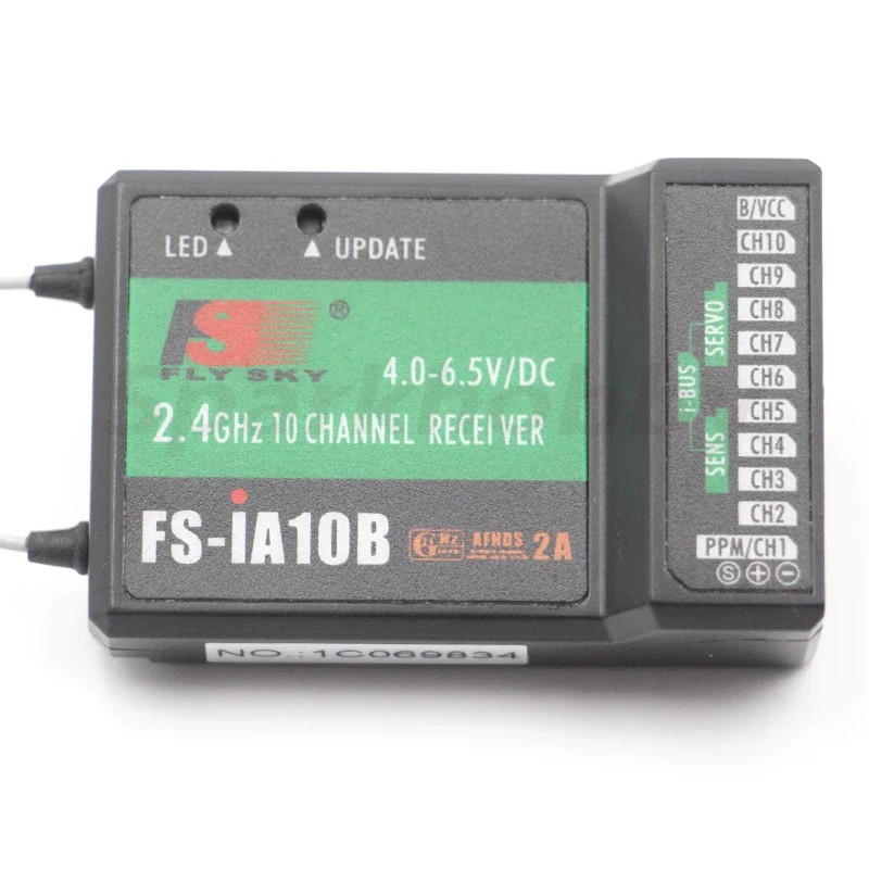 Flysky FS-IA10B 2.4GHZ PPM S-BUS Çıkışı 10 Kanal Uzaktan Kumanda Alıcı